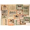 Image 1 : 24-19th Century Water Company Stock Certificates  [126567]