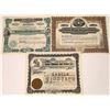 Image 1 : Three Vintage Solar Company Stock Certificates  [127838]