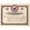 Image 1 : Yellowstone Park Hotel Company certificate issued to H. W. Child and signed by president Child.   [1