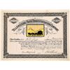 Image 1 : Yellowstone Park Transportation Company, Certificate number 1!  [123988]