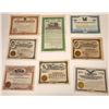 Image 1 : New Mexico Land & Mining Stock Certificates  [107935]