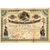 Image 1 : American Postal Telegraph Company Stock Certificate, 1883  [131016]