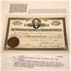 Image 1 : Drawbaugh Telephone & Telegraph Company Stock, New York, 1896  [131087]