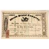 Image 1 : S.W. Wood Pistol Company 1865 Stock Certificate  [127418]