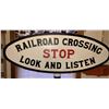 Image 1 : Pennsylvania RR Cast Iron RR Crossing Sign  [133382]