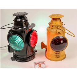 Pennsylvania RR Rear Marker Lamp and Semaphone Lamp  [133379]