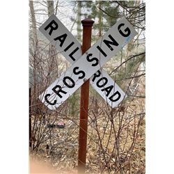 Western Pacific Railroad Crossing Sign  [133636]