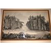 Image 2 : Original Pen & Ink of Chat Falls on the Ottowa  [131573]