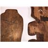 Image 2 : Pacific Northwest  Hand Carved Cedarwood Figures, Signed Lot of 2  [131384]
