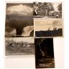 Image 1 : Real Photo Postcards of Tornado Destruction and Lightning  [128369]
