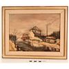 Image 1 : Waterfront Scene Oil Painting by Cole  [124995]