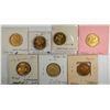 Image 2 : $5 Liberty Series Spiel Marke Type Set  [121463]