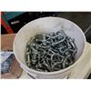 Image 2 : Box of square nuts and bucket of shackles