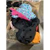 Image 2 : 2 BOXES OF KIDS WINTER GEAR, COATS, BOOTS AND COAT HANGERS
