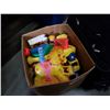 Image 2 : Box of vintage toys and 2 luggage cases