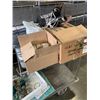 Image 1 : LOT OF MASON JARS, JEWLERY BOXES AND ICE SKATES, VINTAGE BOTTLES