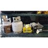 Image 1 : 2 propane tanks and 2 boxes of coil nails