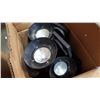 Image 3 : 2 boxes of garden solar lights, security lights and more