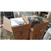 Image 1 : 2 boxes of new giraffe canvas prints and fish wall art