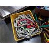 Image 2 : 2 totes and box of rope tools and Tool belts