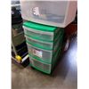Image 2 : 2 PLASTIC ORGANIZERS AND NEW PICTURE FRAME