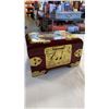 Image 17 : BRASS BOUND AND JADE JEWELLERY BOX W/ CONTENTS AND WOODEN JEWELLERY BOX W/ CONTENTS