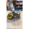Image 1 : LARGE BAG AND TIN OF JEWELLERY