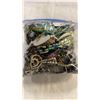 Image 2 : LARGE BAG AND TIN OF JEWELLERY