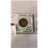 Image 2 : 3 CANADIAN SILVER 25 CENT .800 SILVER - 1936 LAST KING GEORGE V, 1937 1ST KING GEORGE VI, 1953 1ST Q