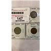 Image 2 : 7 WAR-TIME CANADIAN COINS 1942-1945  25 CENT .800 SILVER