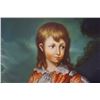 Image 2 : Oil on board by J. Roman and brass picture stand