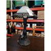 Image 2 : 2 TABLE LAMPS WITH GLASS SHADES