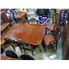 Image 2 : HESPELER FURNITURE DUNCAN PHYFE DINING TABLE WITH 6 CHAIRS