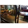 Image 2 : ANTIQUE 4 DRAWER DRESSER ON CASTORS WITH MIRROR