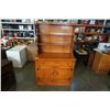 Image 1 : MAPLE 2 PIECE HUTCH TOP SERVER