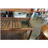 Image 2 : TEAK GARDEN WORK BENCH