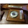 Image 3 : GE mantle clock and 2 barometers