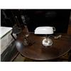 Image 1 : 2 METAL TABLE LAMPS - ONE WITH ADJUSTABLE SHADE