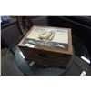 Image 2 : VINTAGE CLIPPER BRAND WOOD CHEST