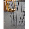 Image 2 : Two black 5ft metal racks