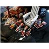 Image 2 : LOT OF ANTIQUE DOLLS  CERAMIC, SCOTTISH, ETC, AND 2 DOLL ROCKING CHAIRS