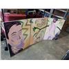 Image 1 : 3 CANVAS PAINTINGS