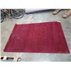 Image 1 : 76 INCH RED AREA CARPET