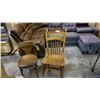 Image 1 : 2 WOOD CHAIRS