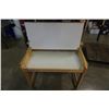 Image 2 : WOOD AND WHITE ART DESK