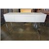 Image 1 : WHITE AND CHROME 1 DRAWER STAND