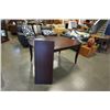 Image 1 : MODERN DARK FINISH DINING TABLE WITH 8 CHAIRS