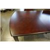 Image 2 : MODERN DARK FINISH DINING TABLE WITH 8 CHAIRS