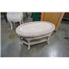 Image 1 : OVAL WICKER END TABLE