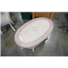 Image 3 : OVAL WICKER END TABLE